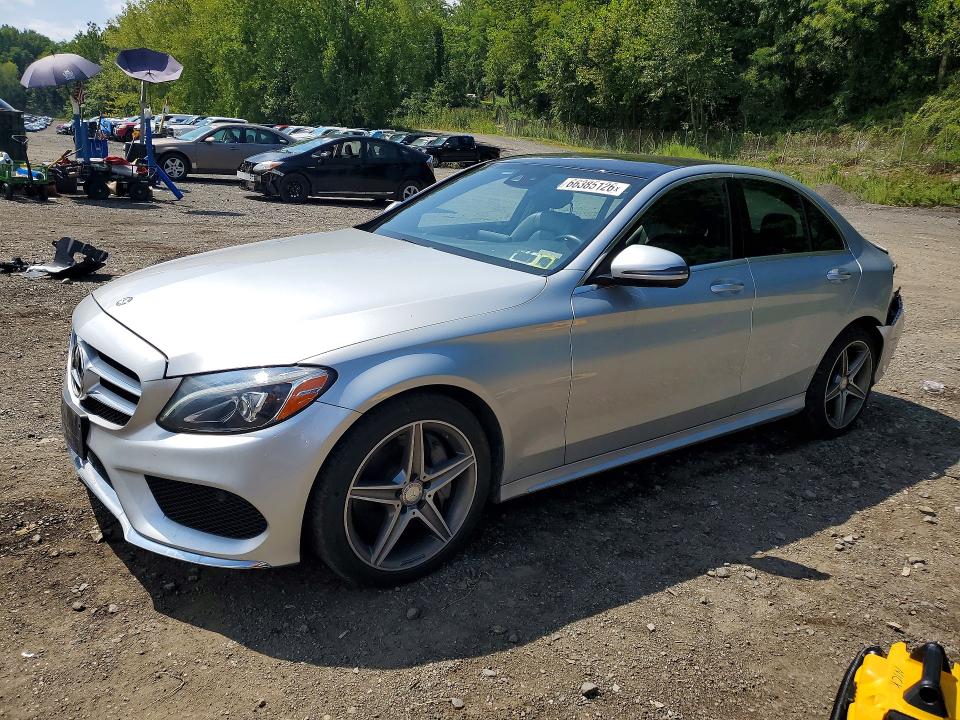 Photo 1 from auction – 2016 MERCEDES-BENZ C with VIN WDDWF4KB4GR135914