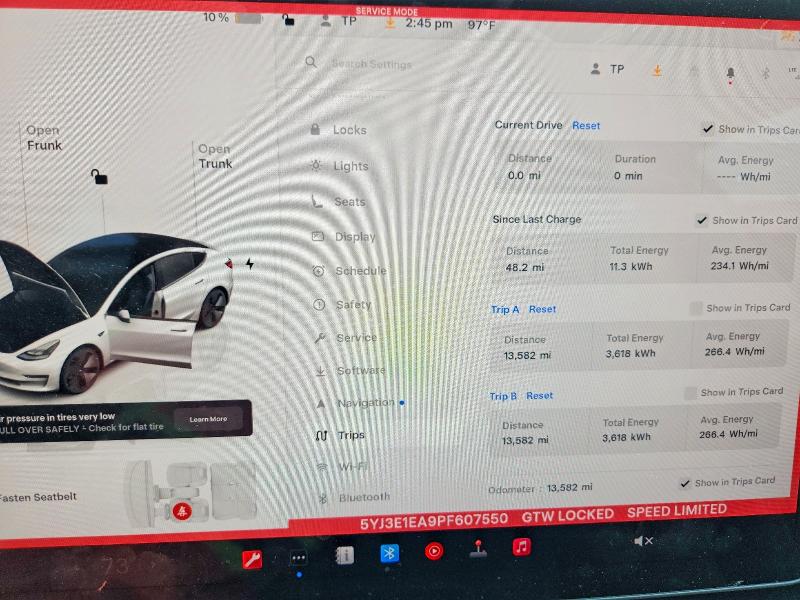 صورة رقم 9 من المزاد - 2023 TESLA MODEL 3 مع VIN 5YJ3E1EA9PF607550