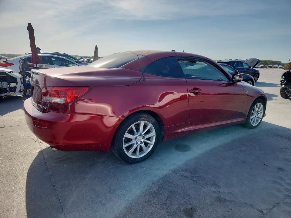 Photo 3 from auction – 2010 LEXUS IS with VIN JTHFE2C28A2501663