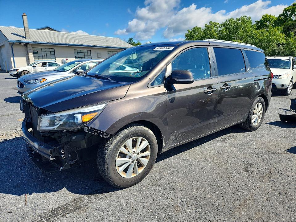 Photo 1 from auction – 2016 KIA SEDONA with VIN KNDMB5C18G6182521