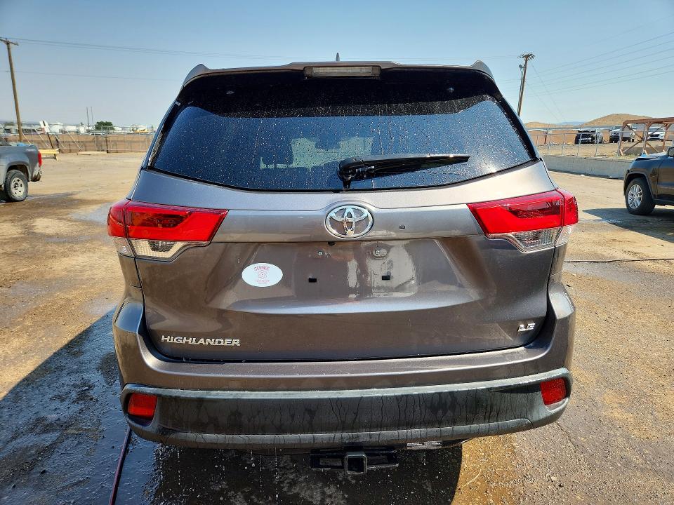 Photo 6 from auction – 2017 TOYOTA HIGHLANDER with VIN 5TDZZRFH1HS227771