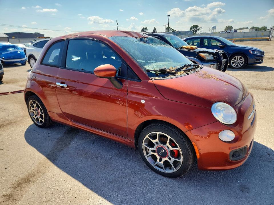 Photo 4 from auction – 2013 FIAT 500 with VIN 3C3CFFBR2DT523110