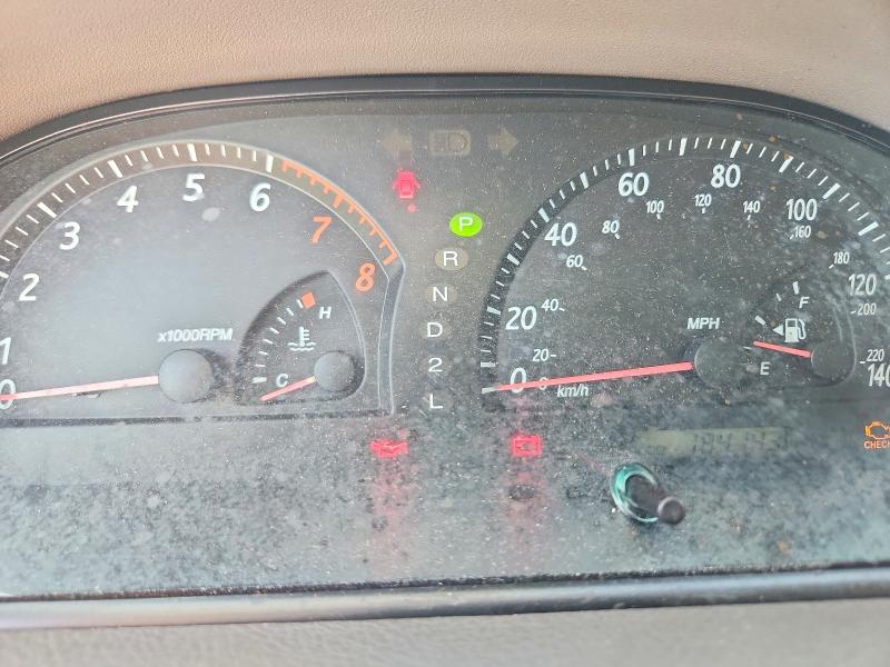 Photo 9 from auction – 2002 TOYOTA CAMRY with VIN JTDBF30K220079815