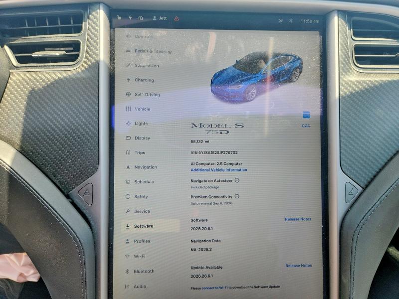 صورة رقم 9 من المزاد - 2018 TESLA MODEL S مع VIN 5YJSA1E25JF276702