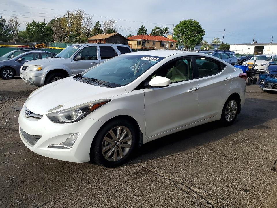 HYUNDAI ELANTRA 2016 with VIN 5NPDH4AE3GH656587 - Photo from auction