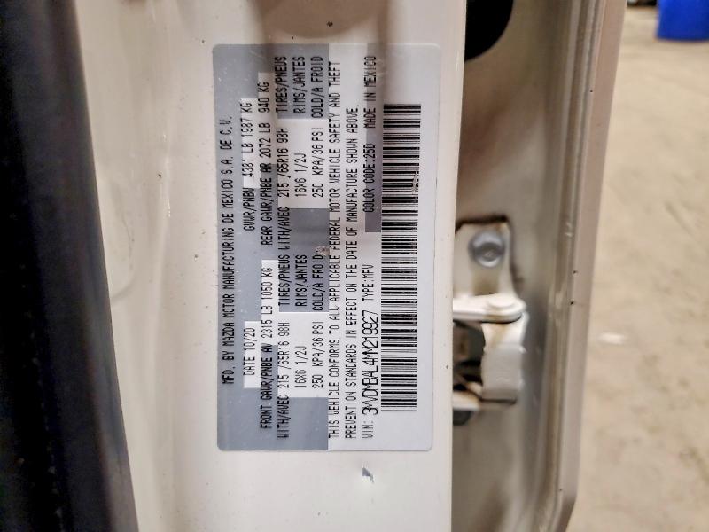 Photo 14 from auction – 2021 MAZDA CX-30 with VIN 3MVDMBAL4MM219927