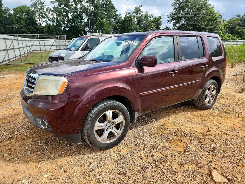 HONDA PILOT 2012 with VIN 5FNYF3H51CB029841 - Photo from auction