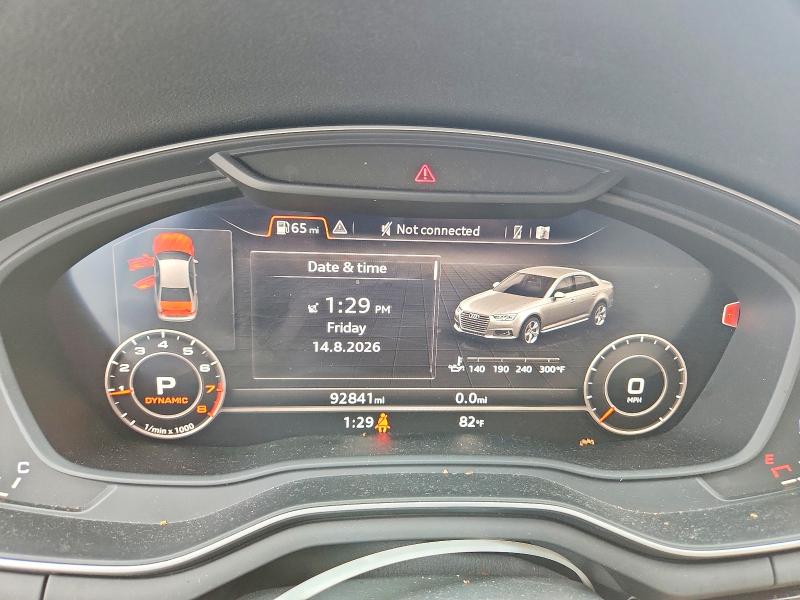 Photo 9 from auction – 2019 AUDI A4 with VIN WAUENAF40KN005144