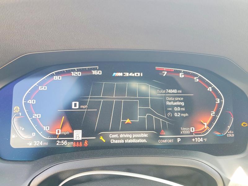 Photo 9 from auction – 2020 BMW M340I with VIN 3MW5U7J01L8B45394