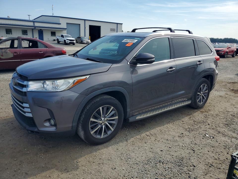 TOYOTA HIGHLANDER 2017 with VIN 5TDKZRFH2HS519091 - Photo from auction