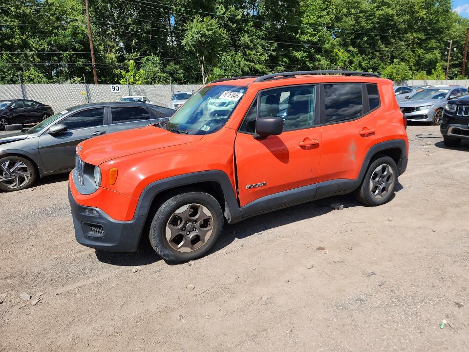 JEEP RENEGADE 2017 with VIN ZACCJAAB2HPE83576 - Photo from auction