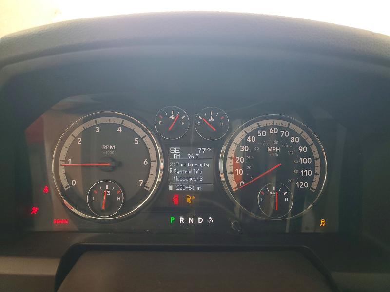 Photo 9 from auction – 2009 DODGE RAM 1500 with VIN 1D3HB13T29S744670