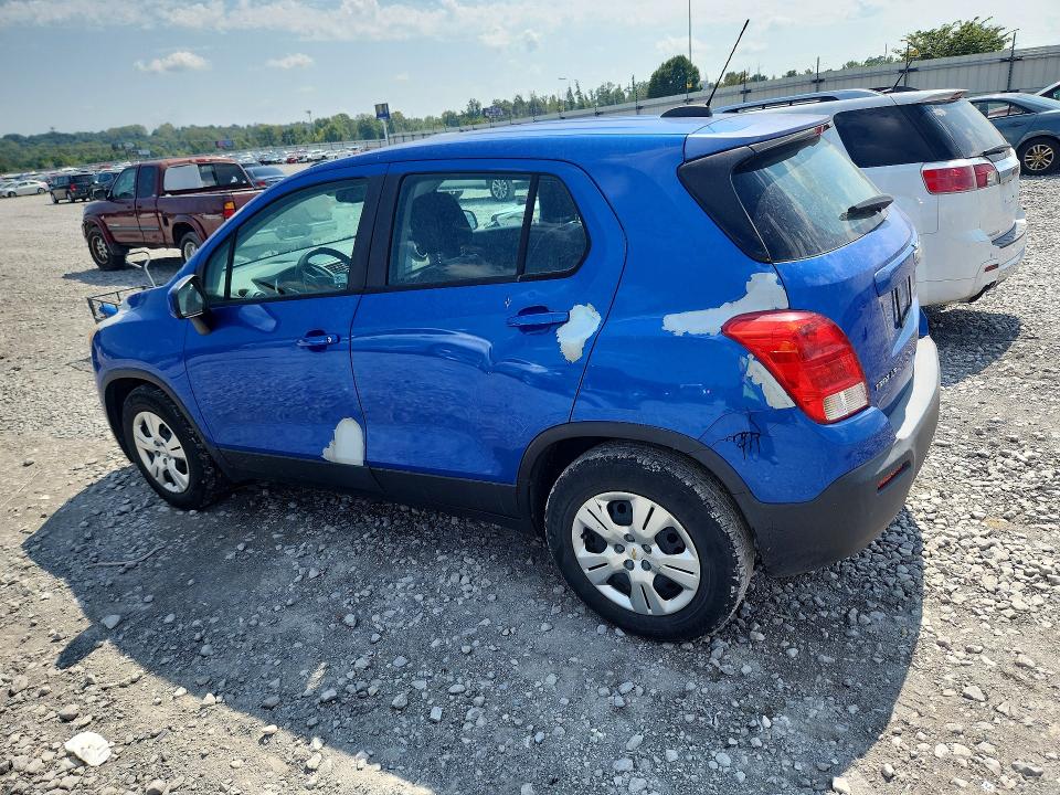 Photo 2 from auction – 2015 CHEVROLET TRAX with VIN KL7CJKSBXFB249498