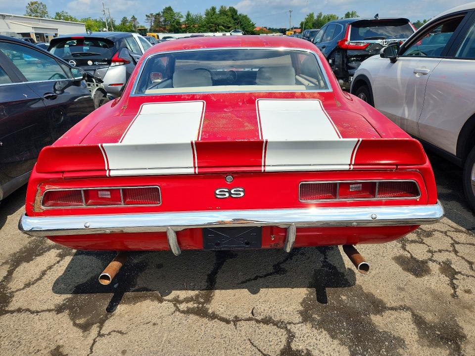 Photo 6 from auction – 1969 CHEVROLET CAMARO with VIN 124379N690790