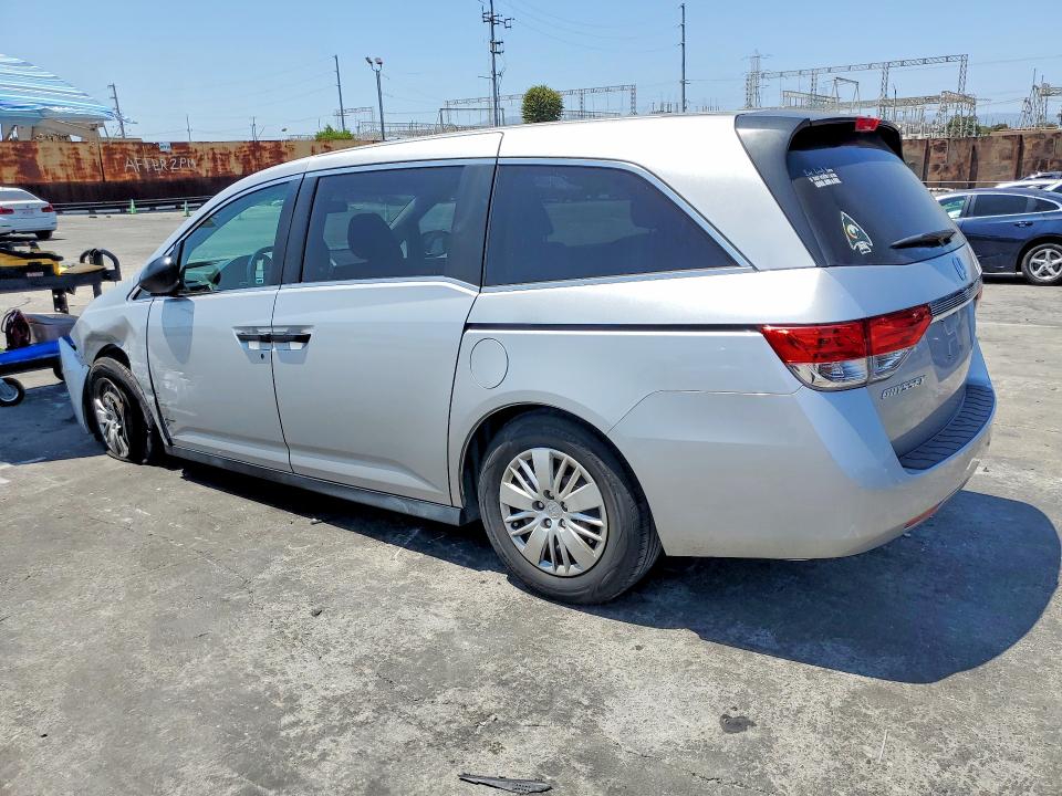 Photo 2 from auction – 2015 HONDA ODYSSEY with VIN 5FNRL5H22FB023646