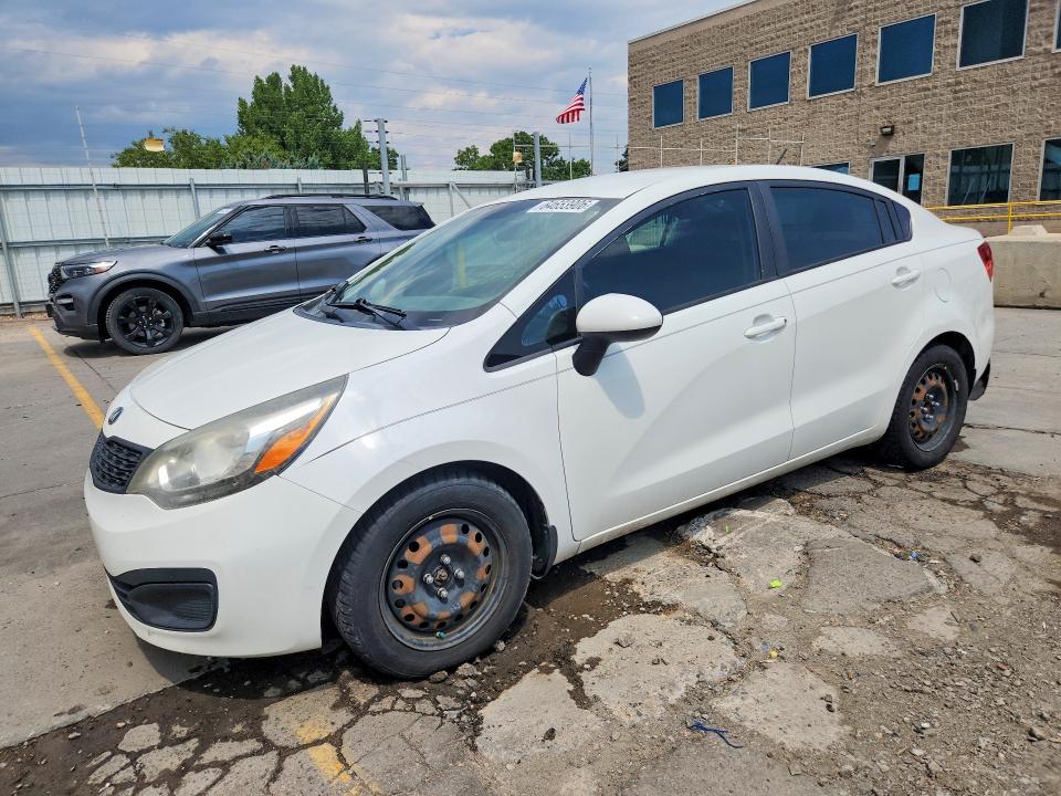 KIA RIO 2013 with VIN KNADM4A37D6177487 - Photo from auction