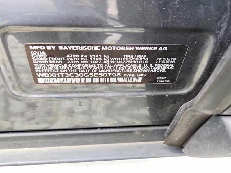 Photo 14 from auction – 2016 BMW X1 with VIN WBXHT3C30G5E50798