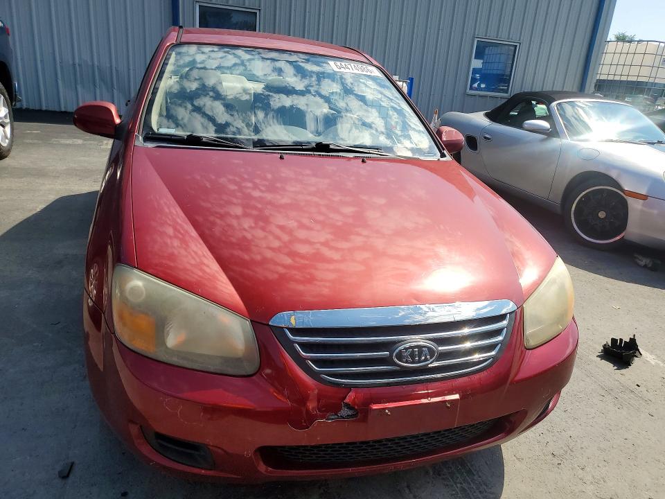 Photo 5 from auction – 2009 KIA SPECTRA with VIN KNAFE222095639501