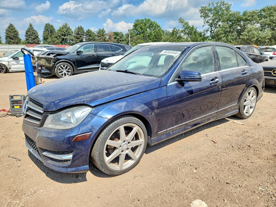 MERCEDES-BENZ C 2014 with VIN WDDGF4HB7EA959333 - Photo from auction