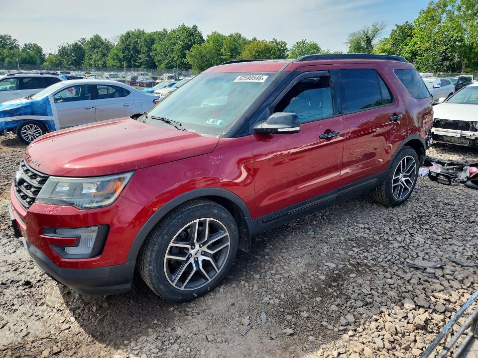 FORD EXPLORER 2016 with VIN 1FM5K8GT4GGD22846 - Photo from auction