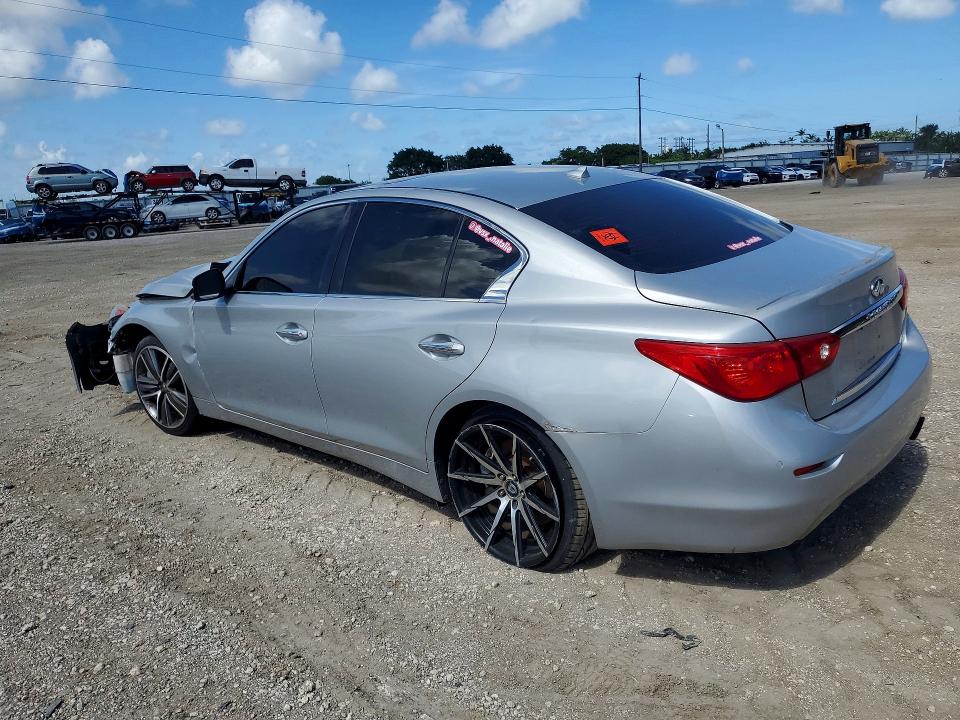 Photo 2 from auction – 2014 INFINITI Q50 with VIN JN1BV7AR1EM701603