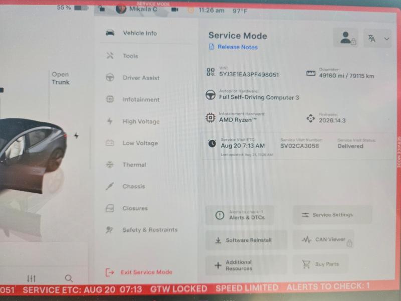 Photo 9 from auction – 2023 TESLA MODEL 3 with VIN 5YJ3E1EA3PF498051
