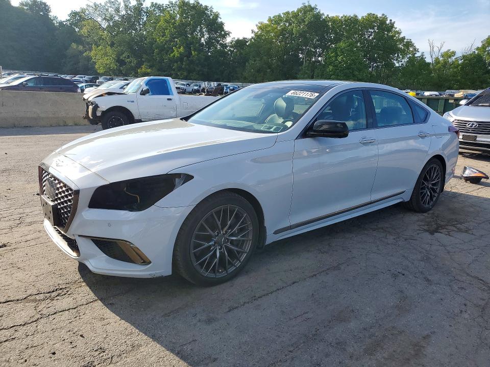 GENESIS G80 2019 with VIN KMHGN4JB7KU289456 - Photo from auction