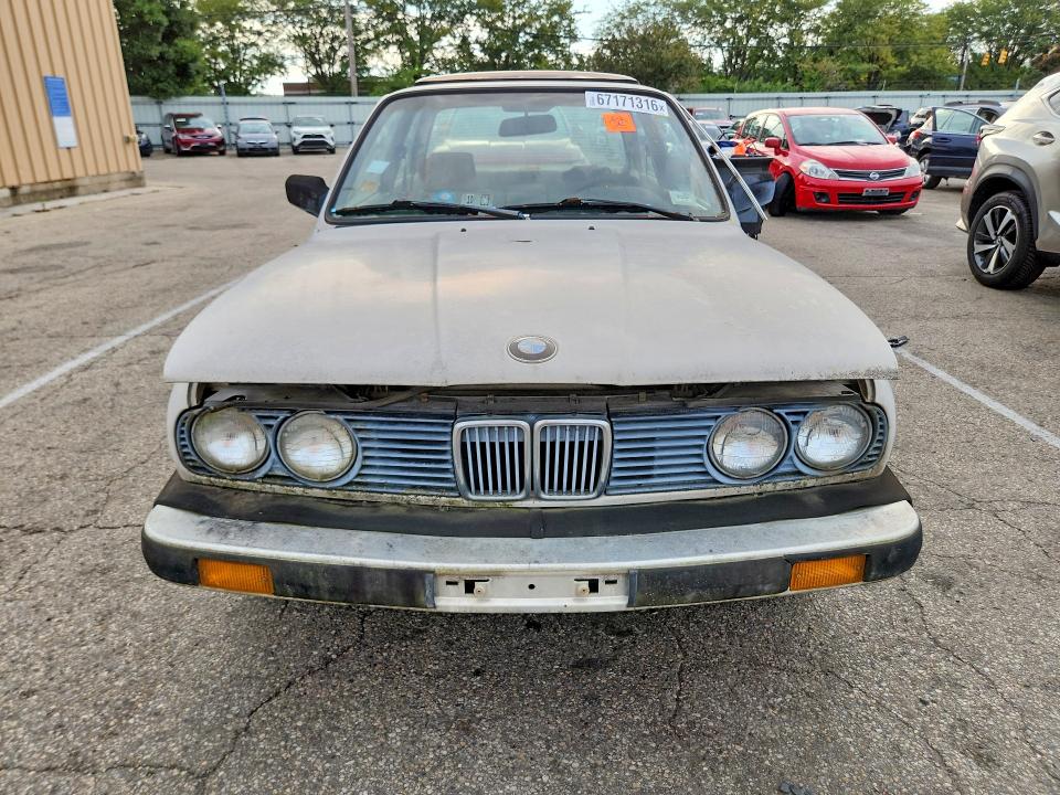 Photo 5 from auction – 1985 BMW 325 with VIN WBAAB540XF9627599