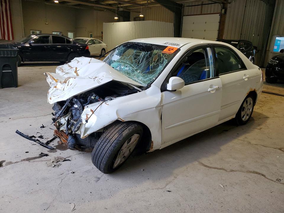 KIA SPECTRA 2008 with VIN KNAFE122085548527 - Photo from auction