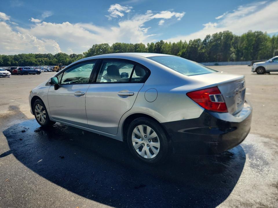 Photo 2 from auction – 2012 HONDA CIVIC with VIN 2HGFB2F54CH303755