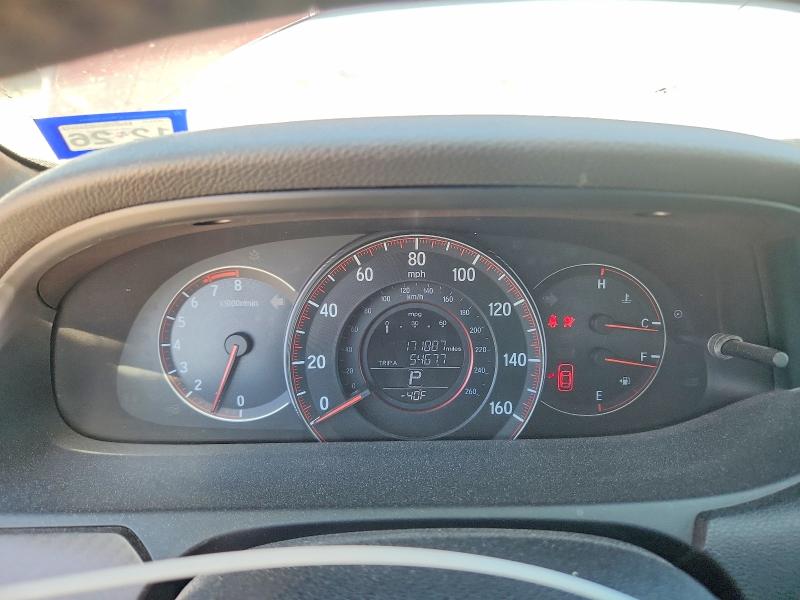 Photo 9 from auction – 2016 HONDA ACCORD with VIN 1HGCR2F57GA053009