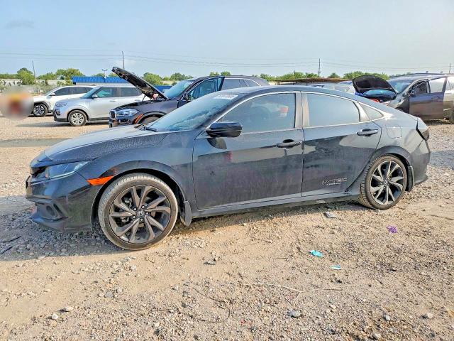 HONDA CIVIC 2019 with VIN 19XFC2F84KE025861 - Photo from auction
