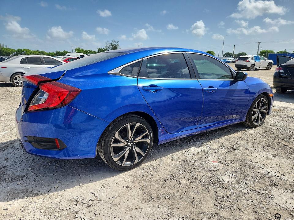 Photo 3 from auction – 2020 HONDA CIVIC with VIN 2HGFC2F86LH588238