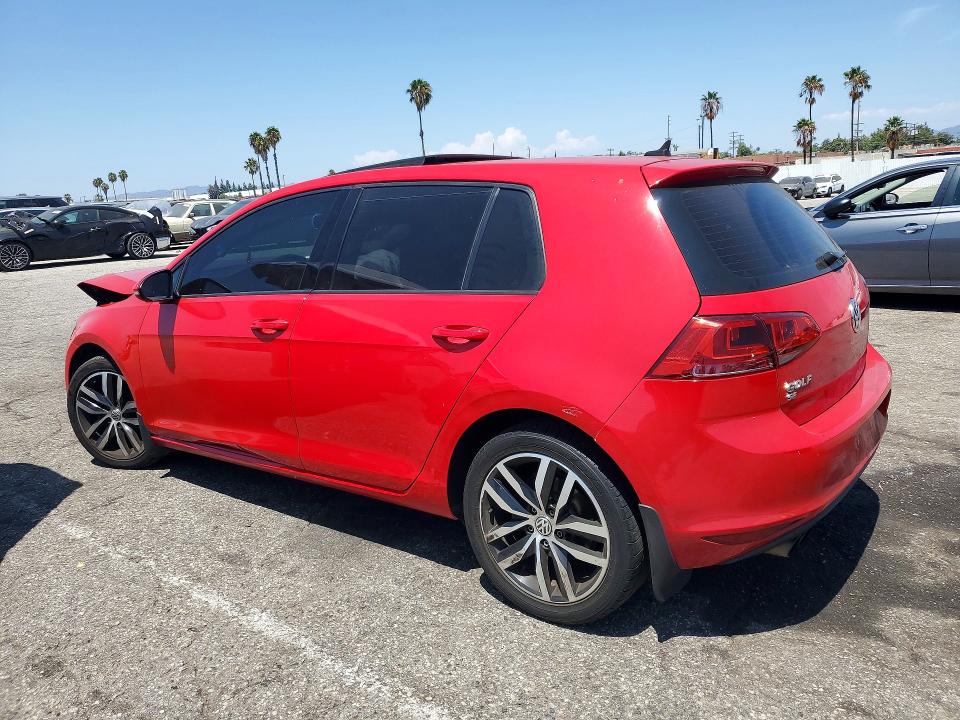Photo 2 from auction – 2016 VOLKSWAGEN GOLF with VIN 3VW217AU7GM010707