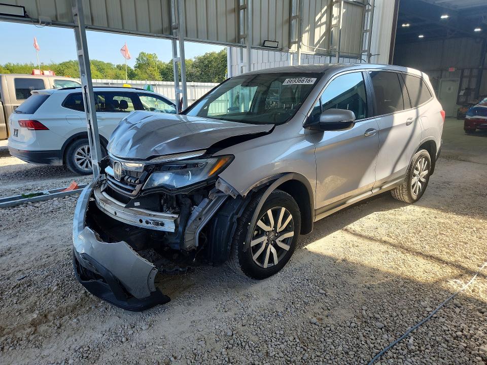 HONDA PILOT 2019 with VIN 5FNYF6H34KB046356 - Photo from auction