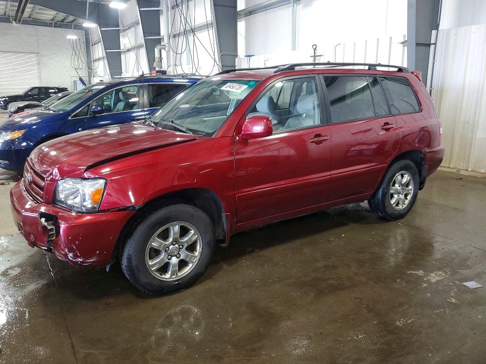 TOYOTA HIGHLANDER 2007 with VIN JTEGP21A070140052 - Photo from auction
