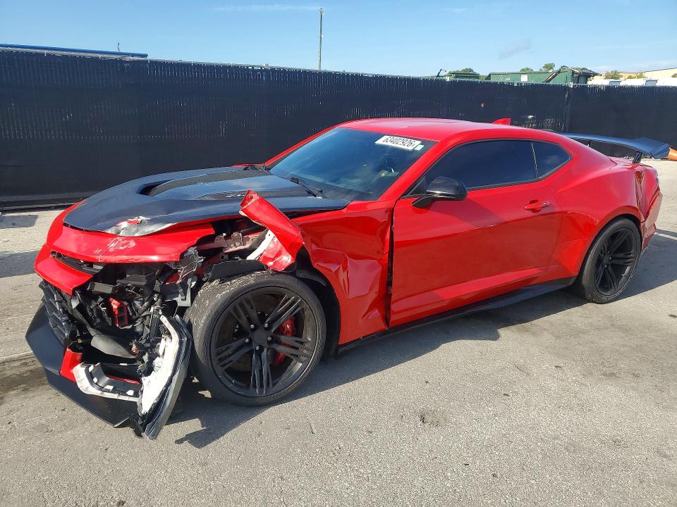 Photo 1 from auction – 2019 CHEVROLET CAMARO with VIN 1G1FJ1R69K0144971