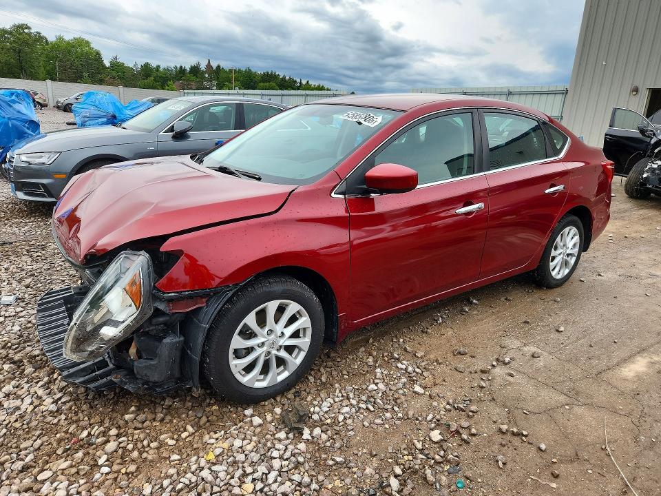 NISSAN SENTRA 2019 with VIN 3N1AB7AP1KY221427 - Photo from auction