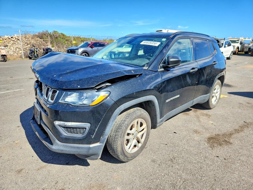JEEP COMPASS 2017 with VIN 3C4NJCAB4HT658214 - Photo from auction