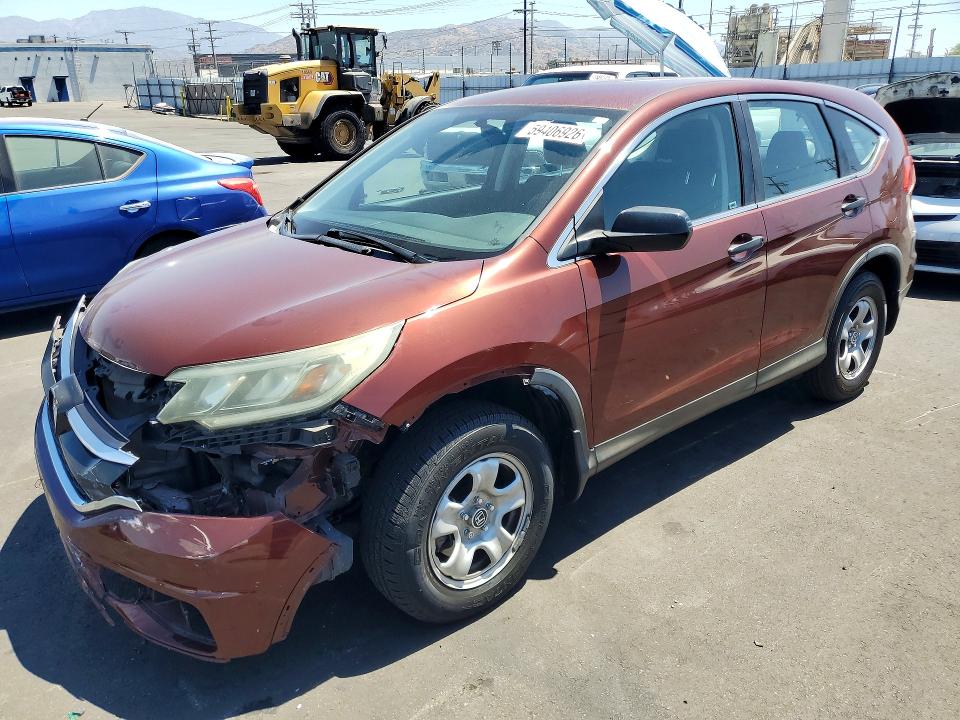 HONDA CR-V 2015 with VIN 3CZRM3H38FG707535 - Photo from auction