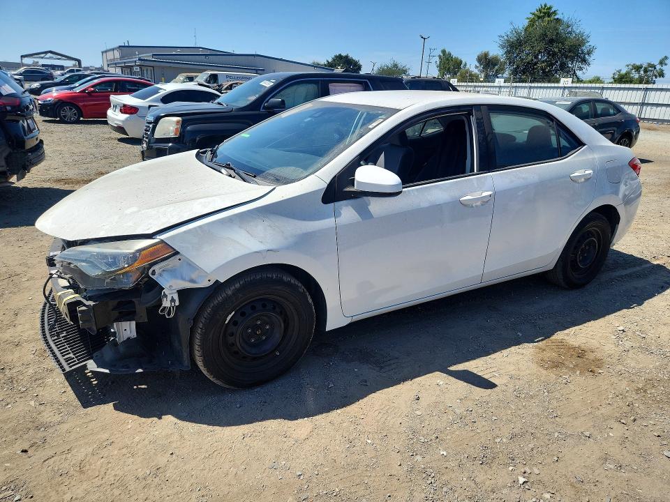 TOYOTA COROLLA 2017 with VIN 5YFBURHE1HP715551 - Photo from auction