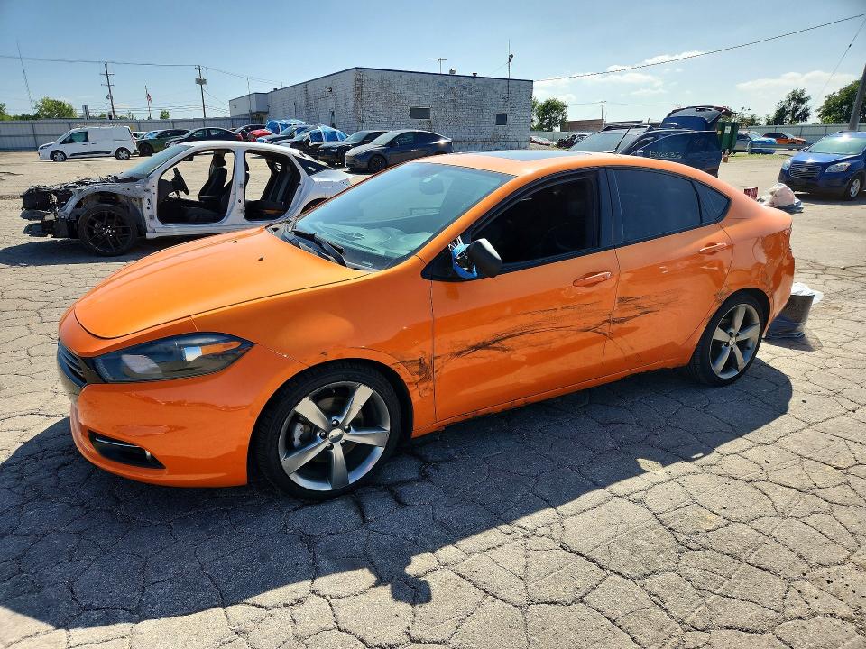 DODGE DART 2014 with VIN 1C3CDFEB6ED715965 - Photo from auction