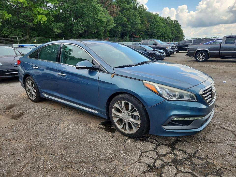 Photo 4 from auction – 2015 HYUNDAI SONATA with VIN 5NPE34AB9FH145571