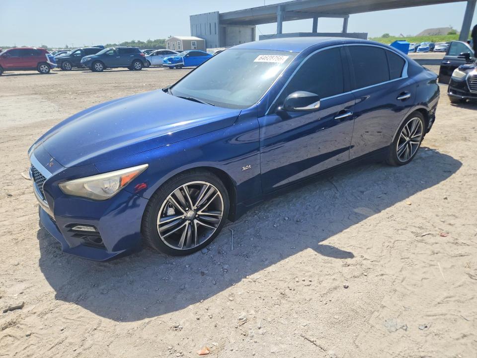 INFINITI Q50 2017 with VIN JN1EV7AP1HM744371 - Photo from auction