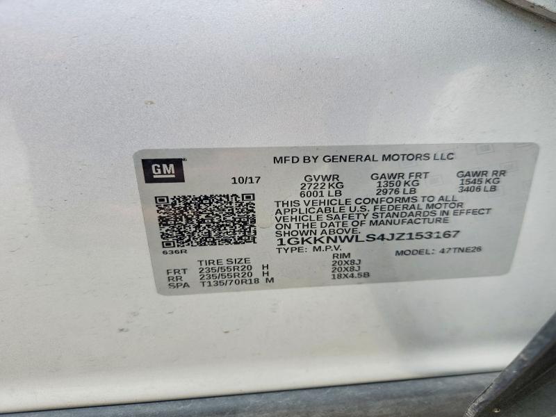 Photo 14 from auction – 2018 GMC ACADIA with VIN 1GKKNWLS4JZ153167