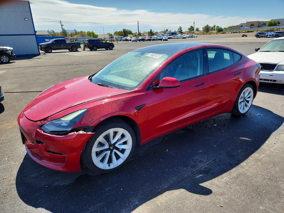 TESLA MODEL 3 2022 with VIN 5YJ3E1EA5NF286538 - Photo from auction