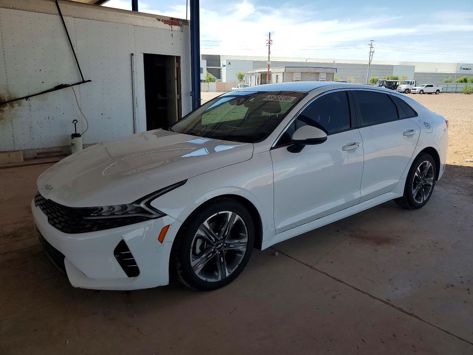 KIA K5 2022 with VIN 5XXG14J22NG102456 - Photo from auction