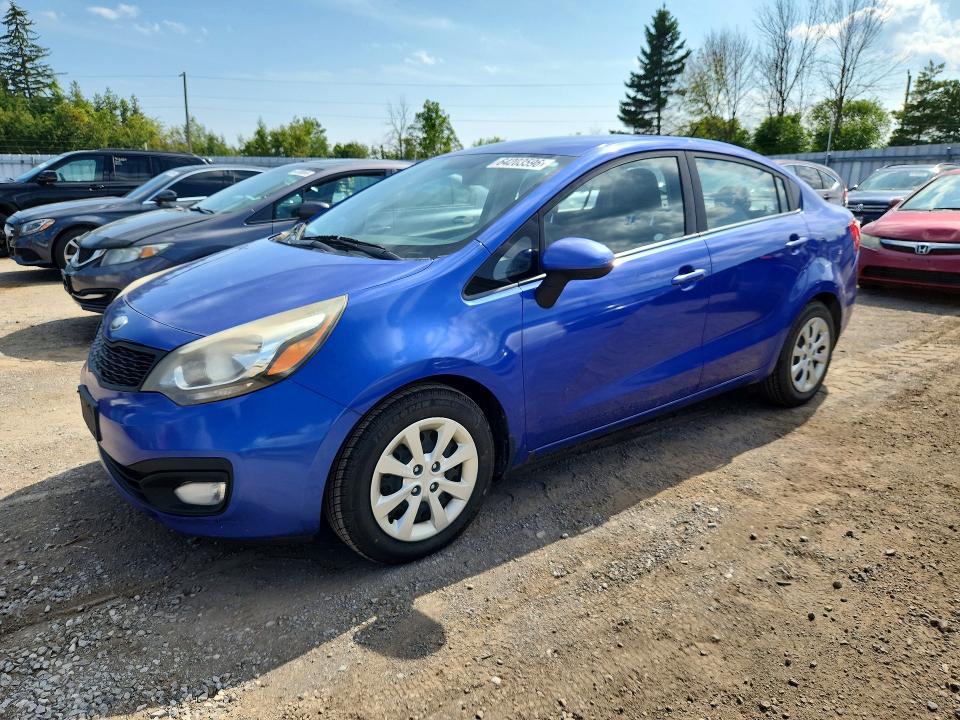 KIA RIO 2013 with VIN KNADM4A39D6258927 - Photo from auction