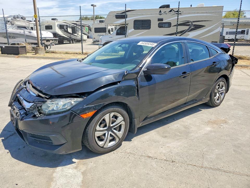 HONDA CIVIC 2016 with VIN 19XFC2E51GE055897 - Photo from auction