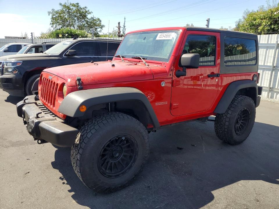 JEEP WRANGLER 2012 with VIN 1C4AJWAGXCL182888 - Photo from auction